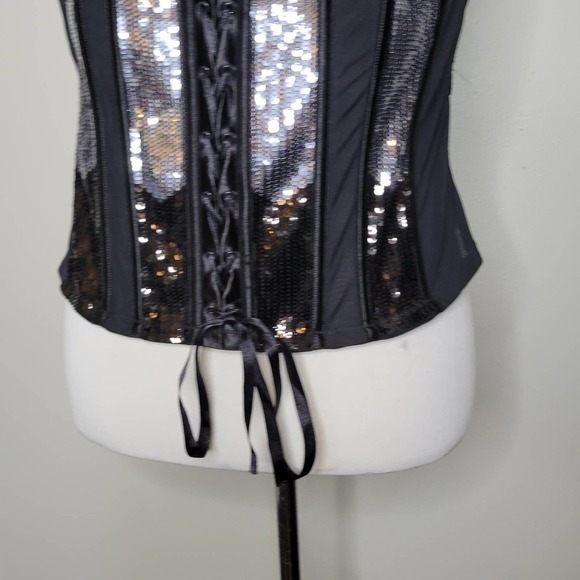 Cacique Lane Bryant Sequin Bustier Size 18/20 NWT - Picture 5 of 11